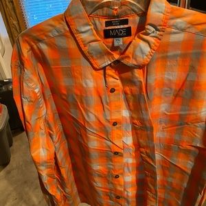 Mens long sleeve button up shirt